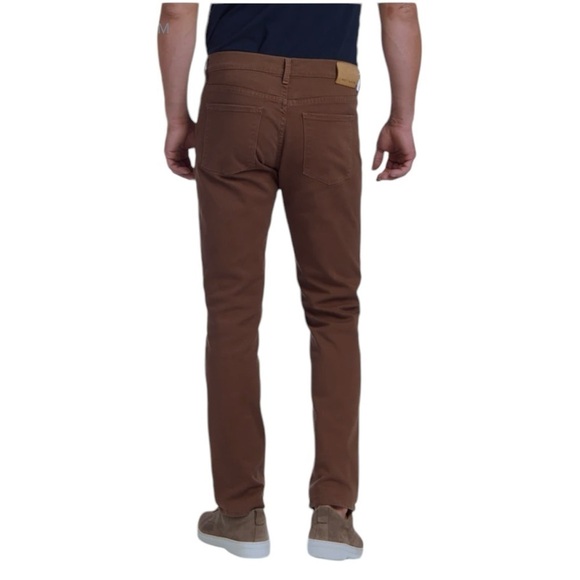 MOTT & BOW Slim Mercer Jeans Twill Brown Gorpcore Country Western Normcore - Picture 9 of 13
